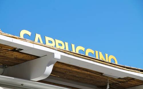 Cappuccino Bar in Mallorca Alcudia